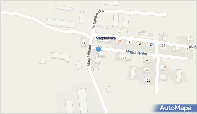 Magdalenka, Magdalenka, 46, mapa Magdalenka