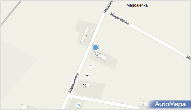 Magdalenka, Magdalenka, 7H, mapa Magdalenka