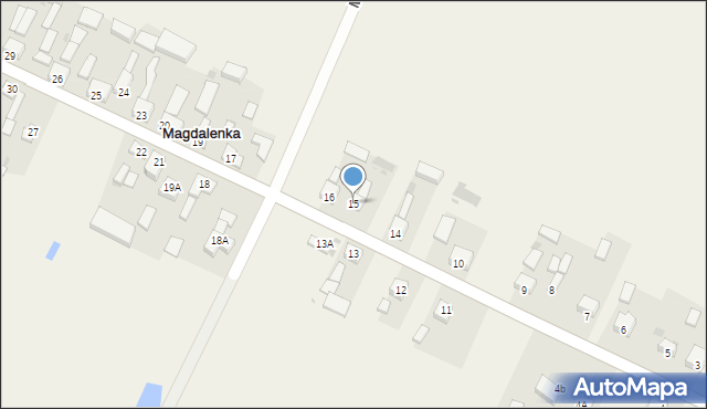 Magdalenka, Magdalenka, 15, mapa Magdalenka