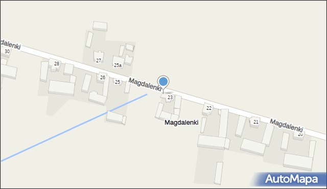 Magdalenki, Magdalenki, 24, mapa Magdalenki