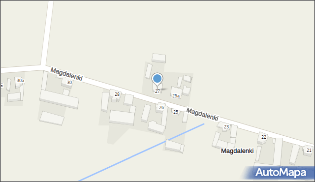 Magdalenki, Magdalenki, 27, mapa Magdalenki