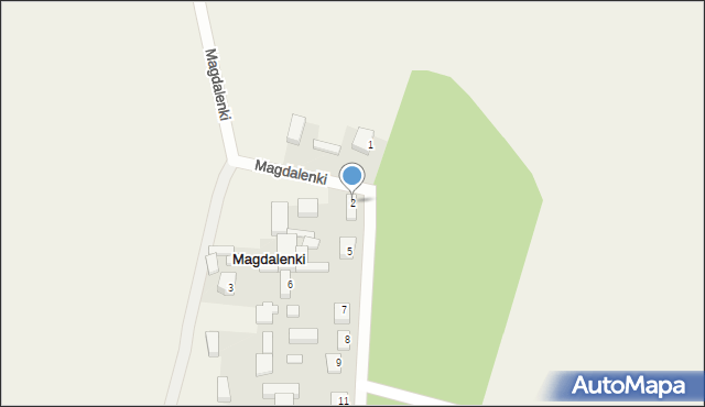 Magdalenki, Magdalenki, 2, mapa Magdalenki