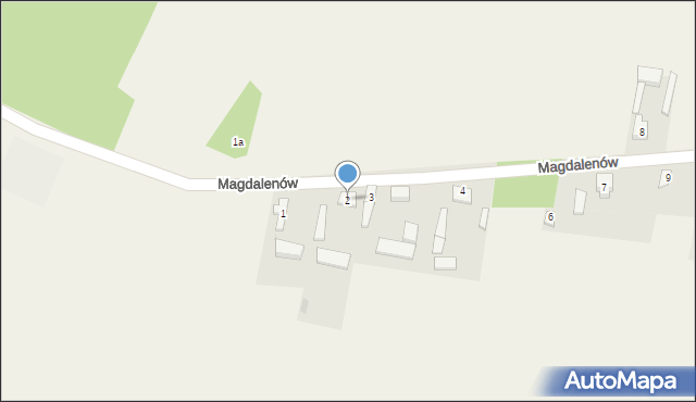 Magdalenów, Magdalenów, 2, mapa Magdalenów