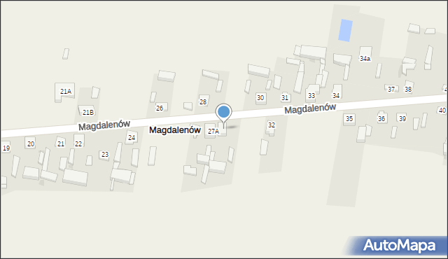 Magdalenów, Magdalenów, 29, mapa Magdalenów
