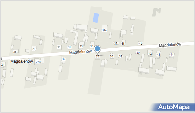 Magdalenów, Magdalenów, 35, mapa Magdalenów