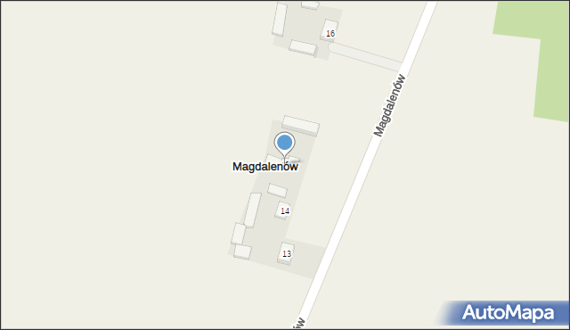 Magdalenów, Magdalenów, 15, mapa Magdalenów