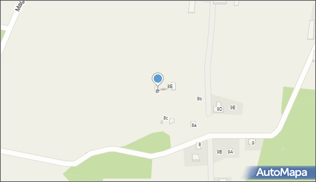 Magdalenów, Magdalenów, 8f, mapa Magdalenów