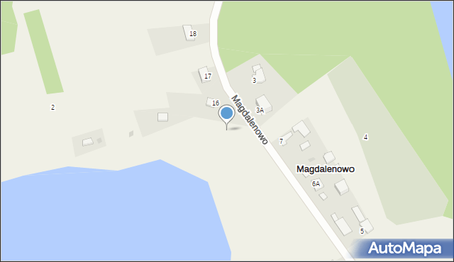 Magdalenowo, Magdalenowo, 10, mapa Magdalenowo