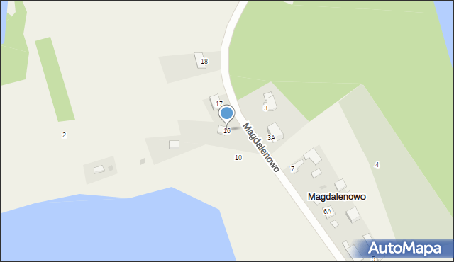 Magdalenowo, Magdalenowo, 16, mapa Magdalenowo