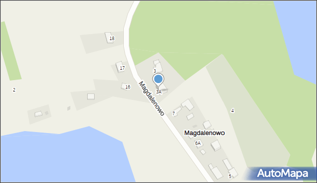 Magdalenowo, Magdalenowo, 3A, mapa Magdalenowo