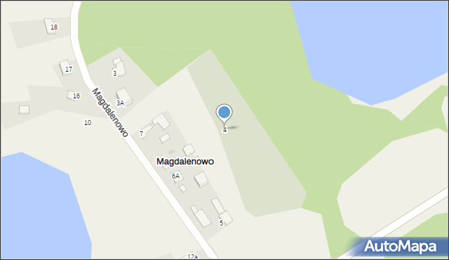 Magdalenowo, Magdalenowo, 4, mapa Magdalenowo