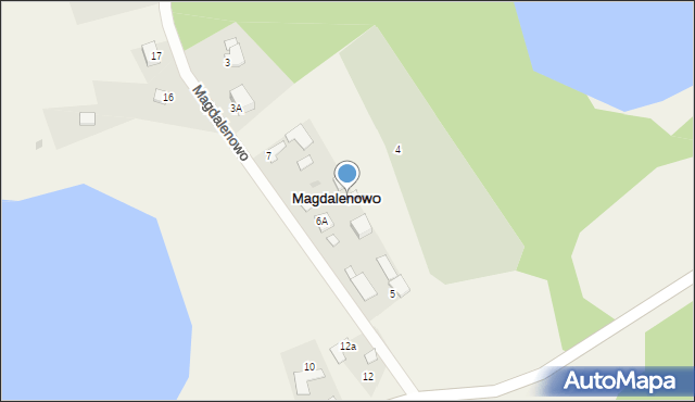 Magdalenowo, Magdalenowo, 6, mapa Magdalenowo