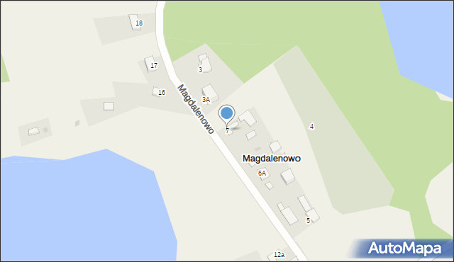 Magdalenowo, Magdalenowo, 7, mapa Magdalenowo