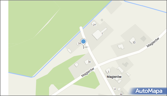 Magierów, Magierów, 2, mapa Magierów