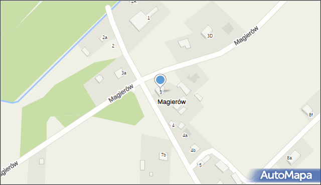 Magierów, Magierów, 3, mapa Magierów