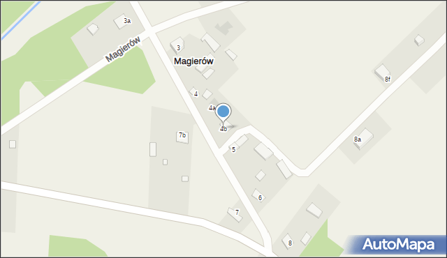 Magierów, Magierów, 4b, mapa Magierów