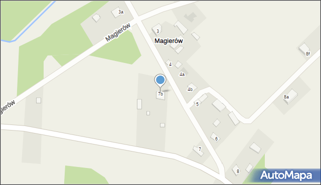 Magierów, Magierów, 7b, mapa Magierów