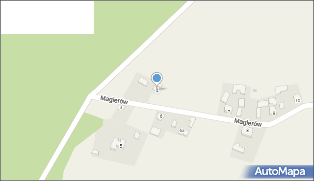 Magierów, Magierów, 4, mapa Magierów