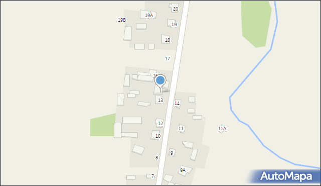 Magnuszew Mały, Magnuszew Mały, 15, mapa Magnuszew Mały