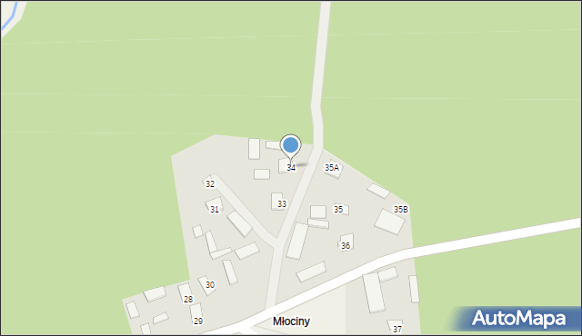 Magnuszew Mały, Magnuszew Mały, 34, mapa Magnuszew Mały