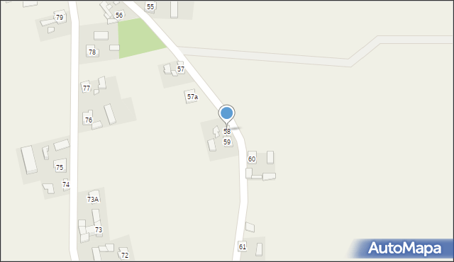 Magnuszewice, Magnuszewice, 58, mapa Magnuszewice