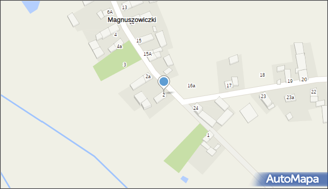 Magnuszowiczki, Magnuszowiczki, 2, mapa Magnuszowiczki