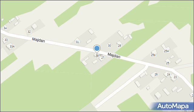 Majdan, Majdan, 29, mapa Majdan