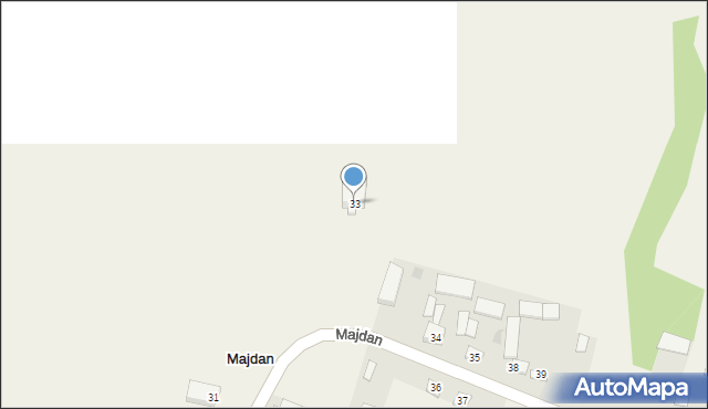 Majdan, Majdan, 33, mapa Majdan