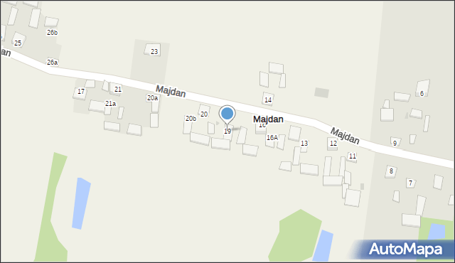 Majdan, Majdan, 19, mapa Majdan