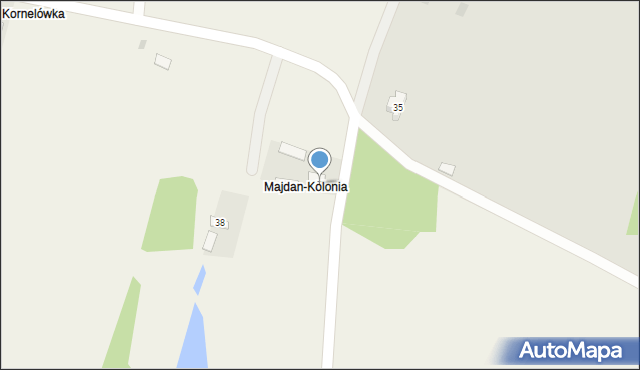 Majdan, Majdan, 37, mapa Majdan