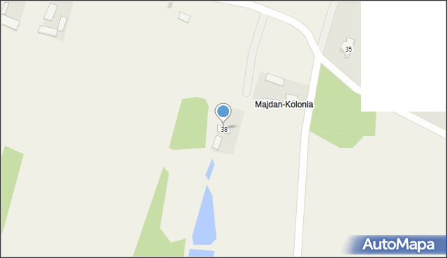 Majdan, Majdan, 38, mapa Majdan