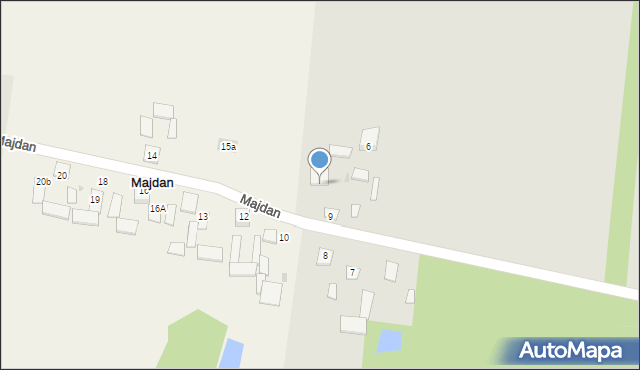 Majdan, Majdan, 5, mapa Majdan