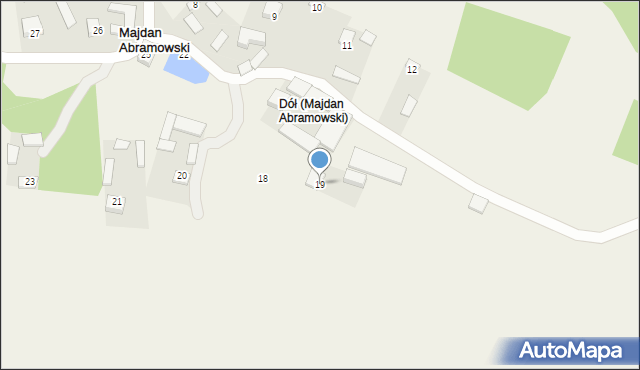 Majdan Abramowski, Majdan Abramowski, 19, mapa Majdan Abramowski