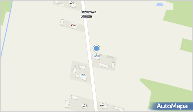 Majdan Golczański, Majdan Golczański, 101A, mapa Majdan Golczański