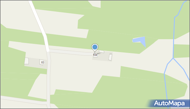 Majdan Golczański, Majdan Golczański, 84a, mapa Majdan Golczański