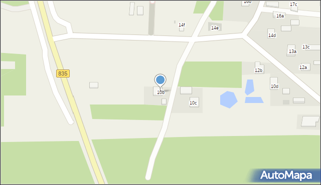 Majdan Gromadzki, Majdan Gromadzki, 10b, mapa Majdan Gromadzki