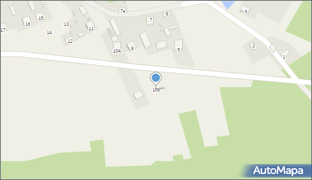 Majdan Kasztelański, Majdan Kasztelański, 10b, mapa Majdan Kasztelański