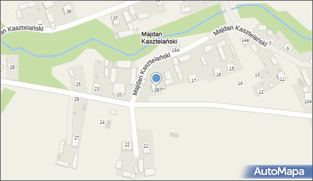Majdan Kasztelański, Majdan Kasztelański, 19, mapa Majdan Kasztelański
