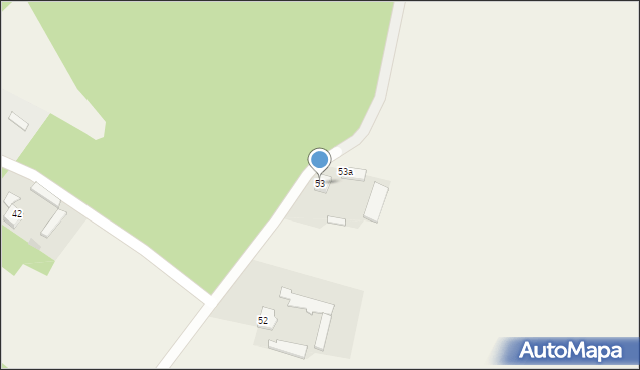 Majdan Kozic Górnych, Majdan Kozic Górnych, 53, mapa Majdan Kozic Górnych