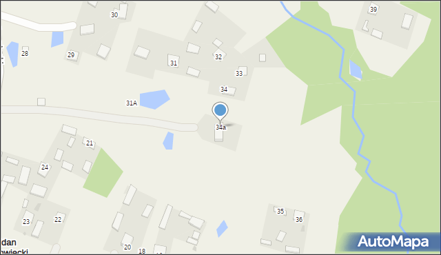 Majdan Lipowiecki, Majdan Lipowiecki, 34a, mapa Majdan Lipowiecki