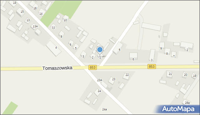 Majdan Nepryski, Majdan Nepryski, 1, mapa Majdan Nepryski