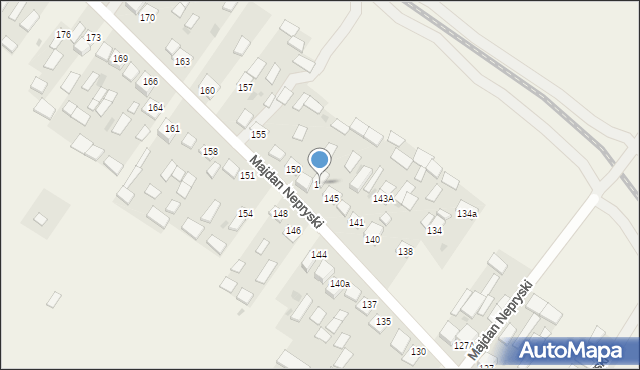 Majdan Nepryski, Majdan Nepryski, 147, mapa Majdan Nepryski
