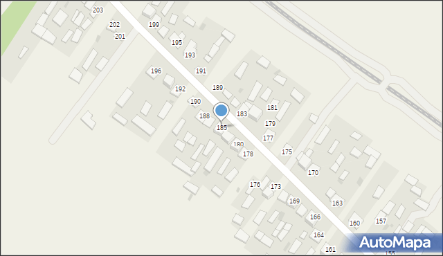 Majdan Nepryski, Majdan Nepryski, 185, mapa Majdan Nepryski