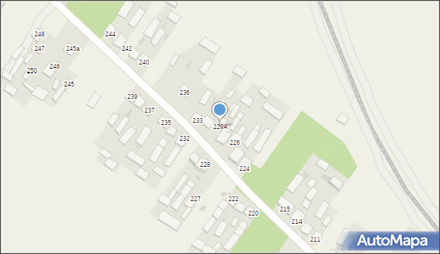 Majdan Nepryski, Majdan Nepryski, 229A, mapa Majdan Nepryski