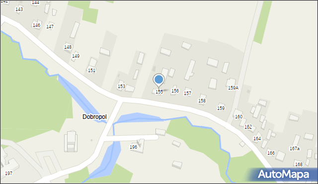 Majdan Sieniawski, Majdan Sieniawski, 155, mapa Majdan Sieniawski