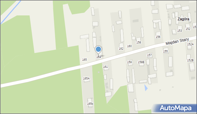Majdan Stary, Majdan Stary, 164, mapa Majdan Stary