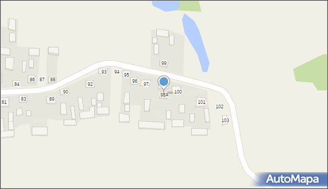 Majdan Surhowski, Majdan Surhowski, 98A, mapa Majdan Surhowski