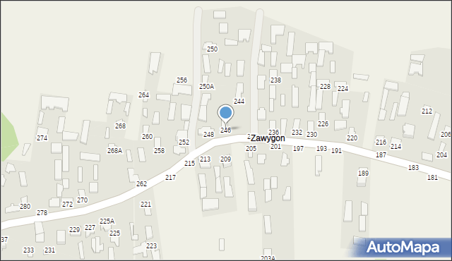 Majdan Wielki, Majdan Wielki, 246, mapa Majdan Wielki