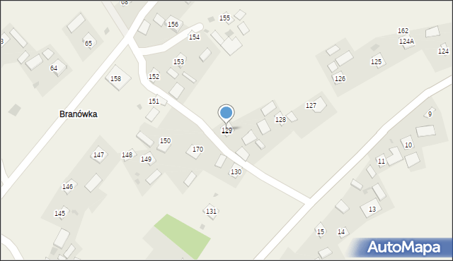 Majdan Zbydniowski, Majdan Zbydniowski, 129, mapa Majdan Zbydniowski