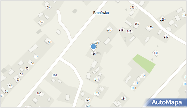 Majdan Zbydniowski, Majdan Zbydniowski, 145, mapa Majdan Zbydniowski